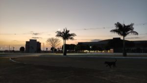 campus Rio Paranaíba no crepúsculo